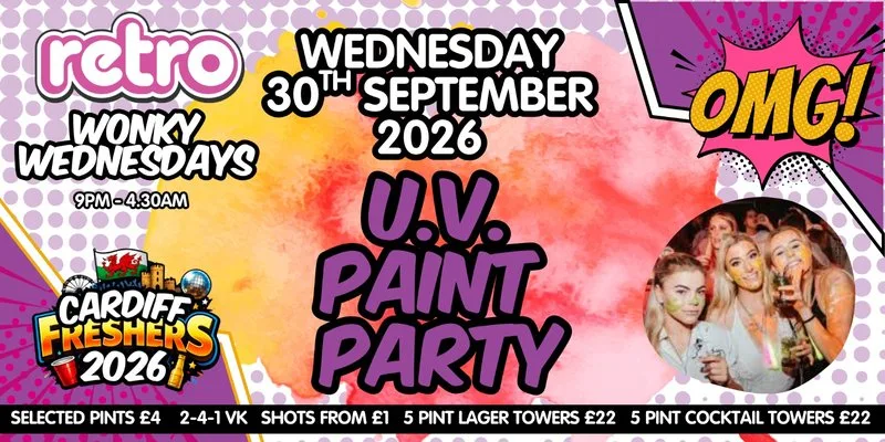 Freshers 2026 - UV Paint Party