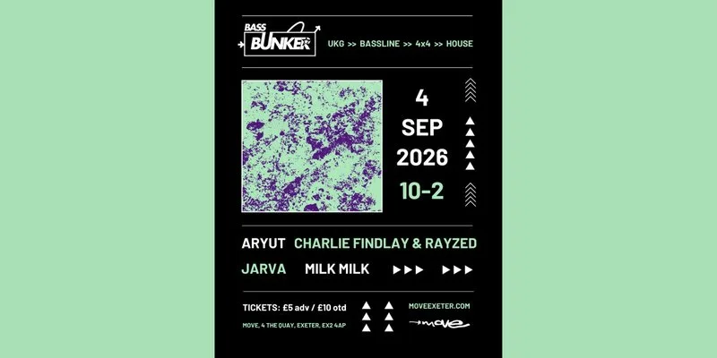 Bass Bunker | 04.09.26 | Move Exeter