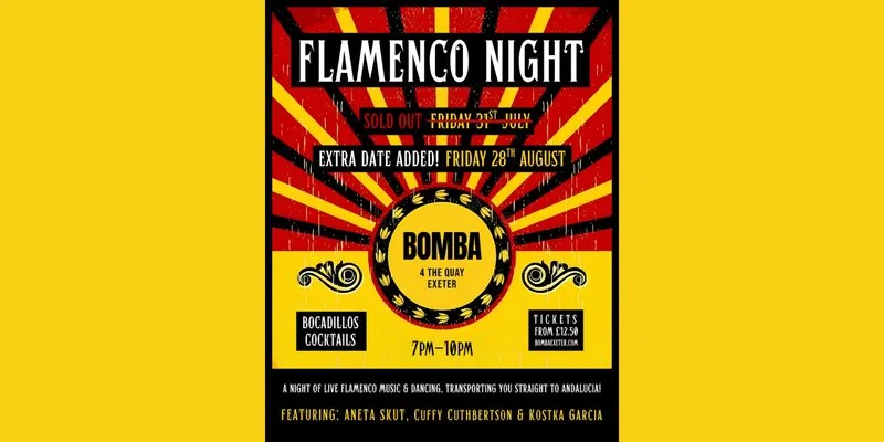 FLAMENCO NIGHT - 28.08.26 - Bomba Exeter