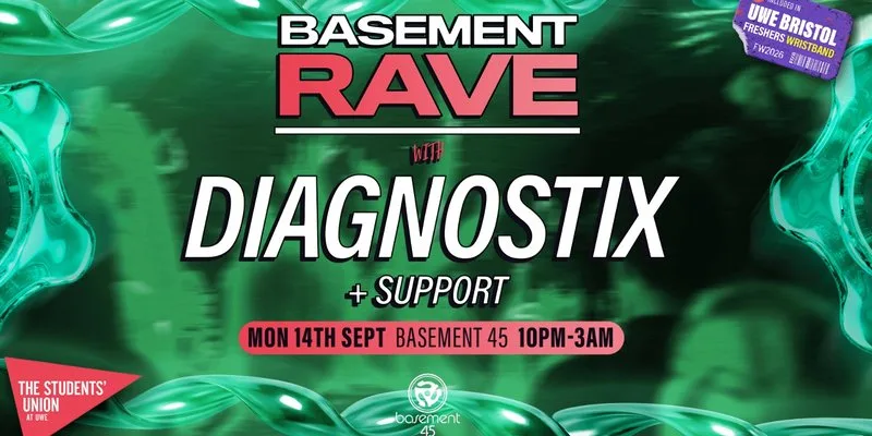 UWE Bristol Official Freshers | BASSment Rave w/ Diagnostix