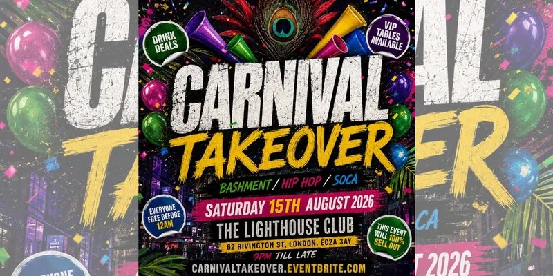 Carnival Takeover - Everyone Free Before 12AM
