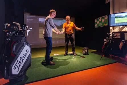 60 minute Golf Lesson with an Advanced PGA Professional Golfer at the St. Andrews Indoor Golf Centre