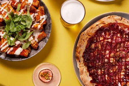 Three Course Meal with Wine or Beer for Two at a Social Pub & Kitchen — Edinburgh