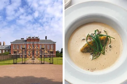 Visit to Kensington Palace and Three Course Dining at Michelin Starred Kitchen W8 for Two