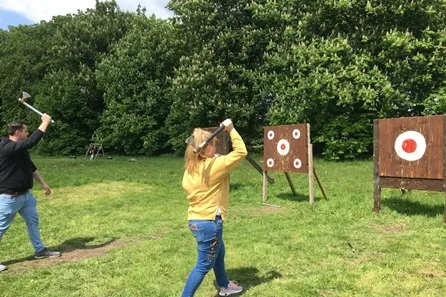 Axe and Knife Throwing for Two — Lincoln
