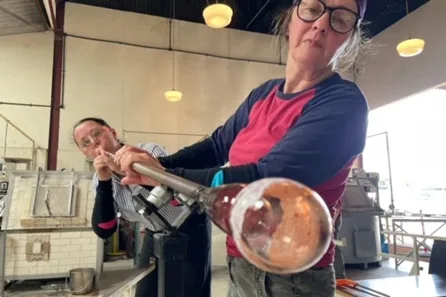 Blow a Glass Tumbler at Bransfield Glassmakers