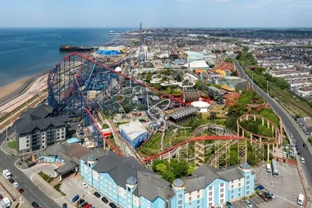 Blackpool Pleasure Beach Resort and One Night Stay at The Big Blue Hotel with Dinner for Two