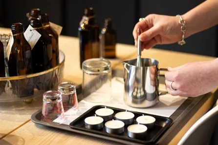 Cotswolds Candle Making Workshop with Cream Tea for Two at Laura Fisher