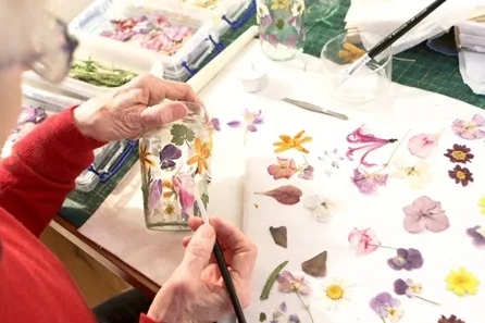 Pressed Flower Glass Découpage Workshop for Two