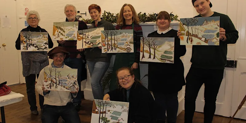 A Brush Of Genius : Paint your own Acrylic Masterpiece - at "TOSH" Boscombe