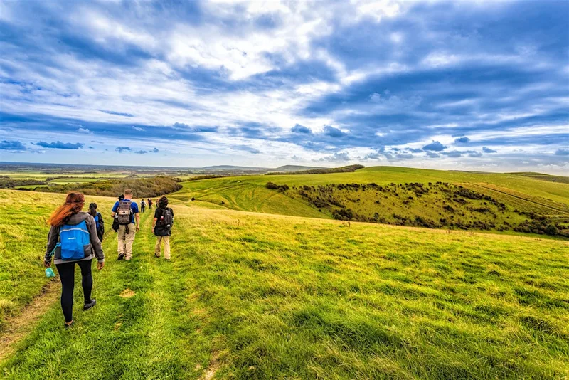 TOUGH HIKE 24km Lewes Circular - The Sea views & Hills of the South Downs
