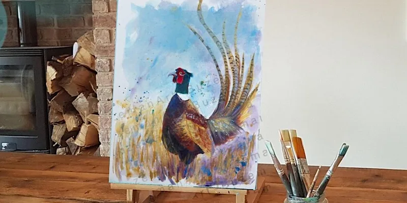 Painting workshop Pleasant pheasant’ @ The Twisted Knot, Doncaster