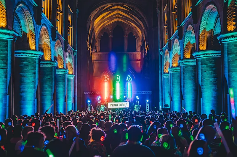Silent Disco Dreamworld inside Hereford Cathedral - Friday 18th September