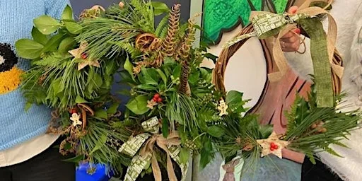 Natural Christmas Wreaths at Ryton Pools Country Park