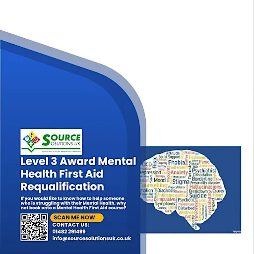 1 Day Level 3 Award in Mental Health at Work Requalification - £275