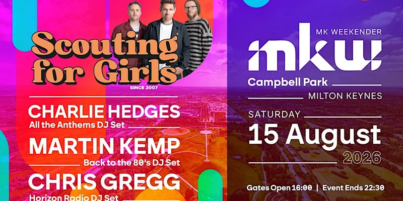 The MK Weekender | Scouting For Girls | Martin Kemp | Charlie Hedges