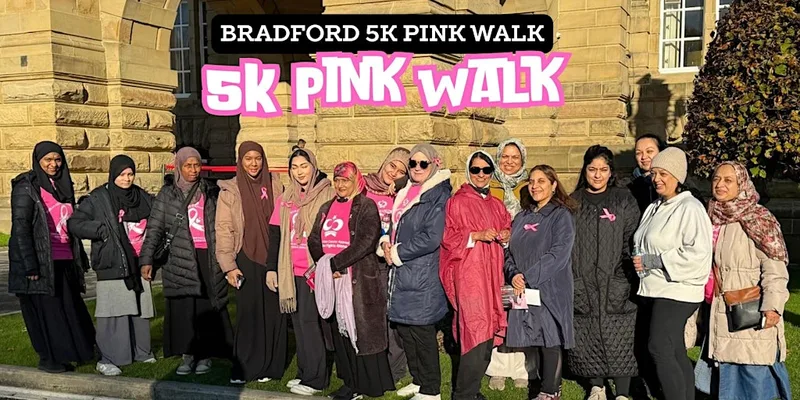Imran Khan Cancer Appeal 5K Pink Walk - Bradford