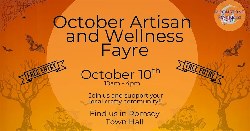 10th October 2026 – Halloween Wellness Fayre - Romsey Town Hall