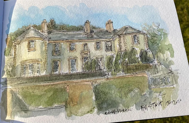 Sketching Workshop at Hill of Tarvit
