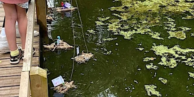 Boats, Rafts and Watery Sticks at Ryton Pools Country Park