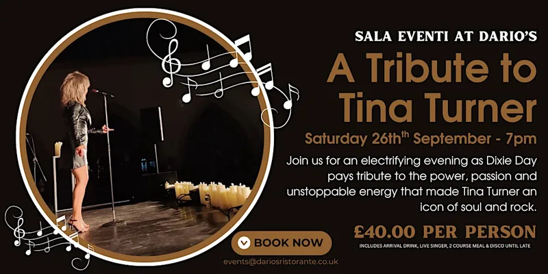 A Tribute to Tina Turner at Dario's Ristorante