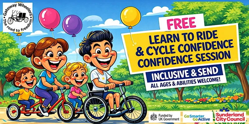 SEND Learn 2 Ride & Confidence Building Cycling - Bike or Trike