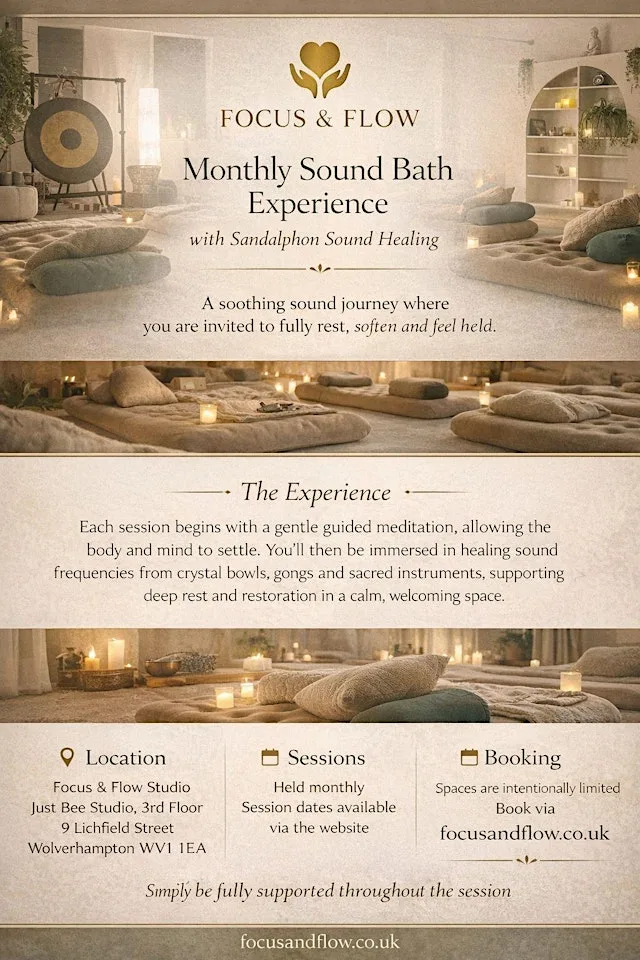 Monthly Sound Bath - with Sandalphon Sound Healing