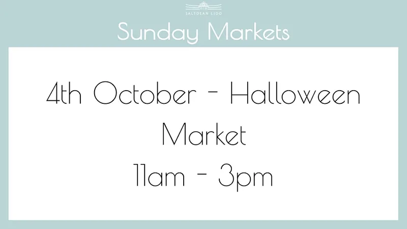 Halloween Market at Saltdean Lido