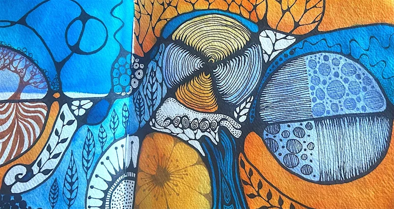 The Big Draw - Nature Inspired Neurographic Drawing