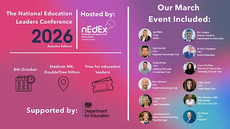The National Education Leaders Conference 2026 - Autumn