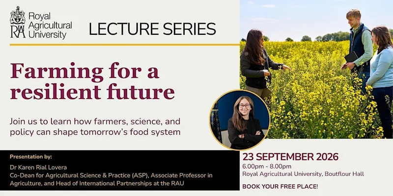 Farming for a Resilient Future ~ RAU Lecture Series 2026