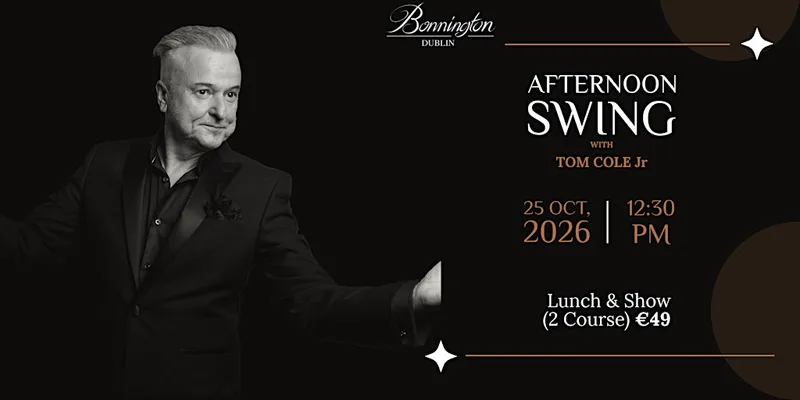 Afternoon Swing with Tom Cole Jr — Live @ Bonnington Dublin Hotel!