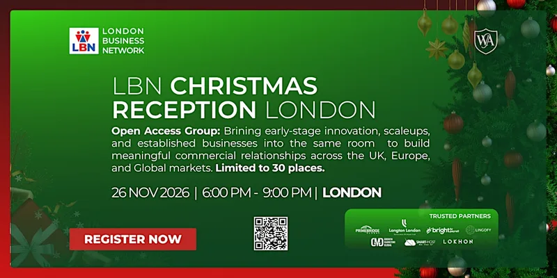 Christmas Reception London by London Business Network -26 Nov 2026