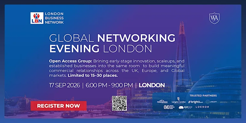 Global Networking Evening London by London Business Network–17 Sep 2026