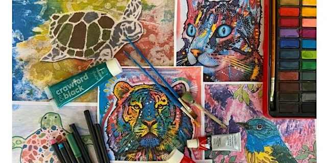 Wild Creatures - A Mixed Media Art Workshop for Children