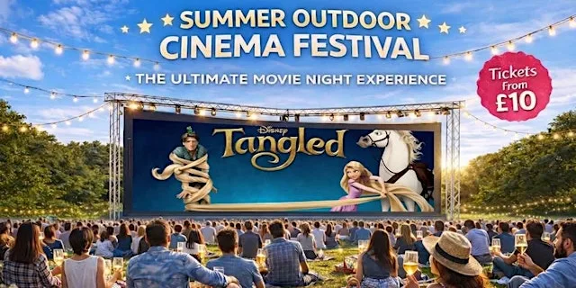 Tangled Outdoor Cinema at Tatton Country Park, Cheshire