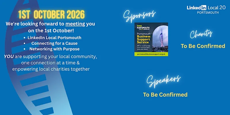LinkedIn Local Portsmouth #20 - 1st Oct 2026