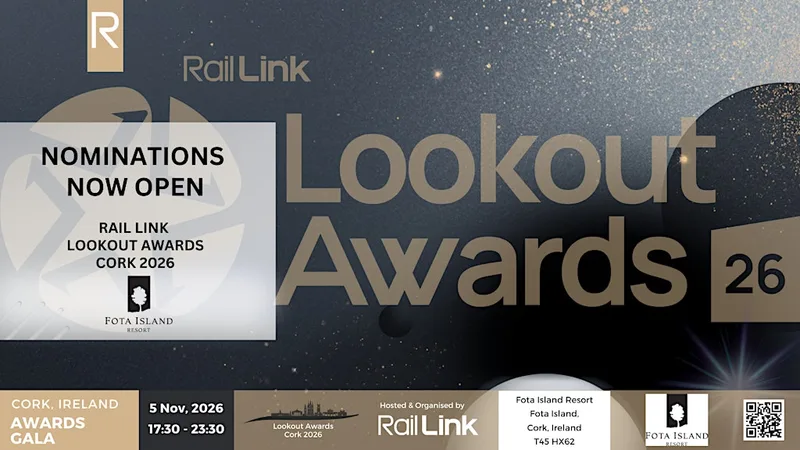 Rail link Lookout Awards Cork 2026