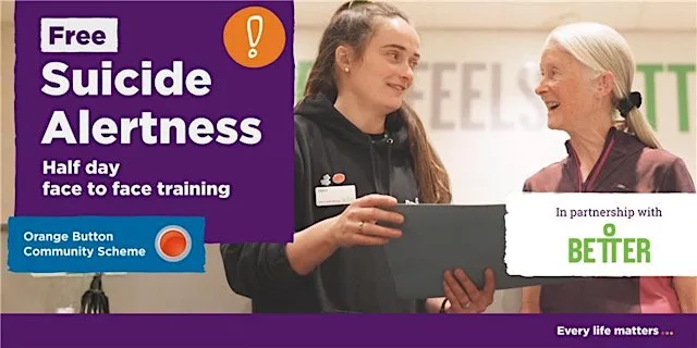 Suicide Alertness Training -Carlisle - 20th October