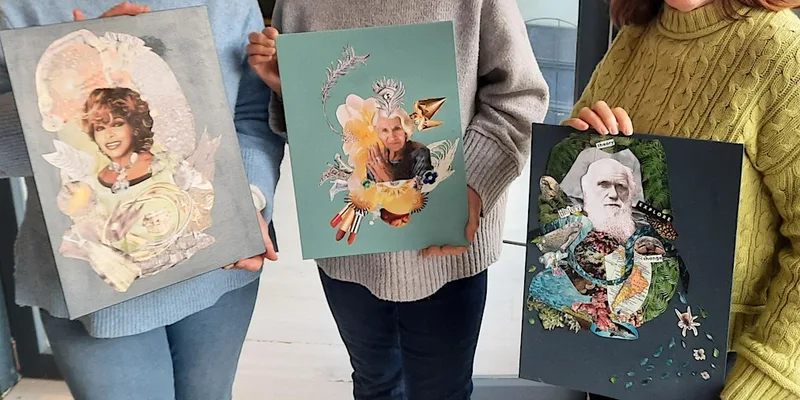 Mixed Media Memory Collage