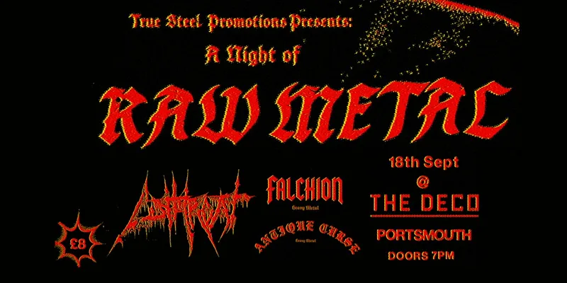 A night of RAW METAL - Portsmouth - 18.09.26