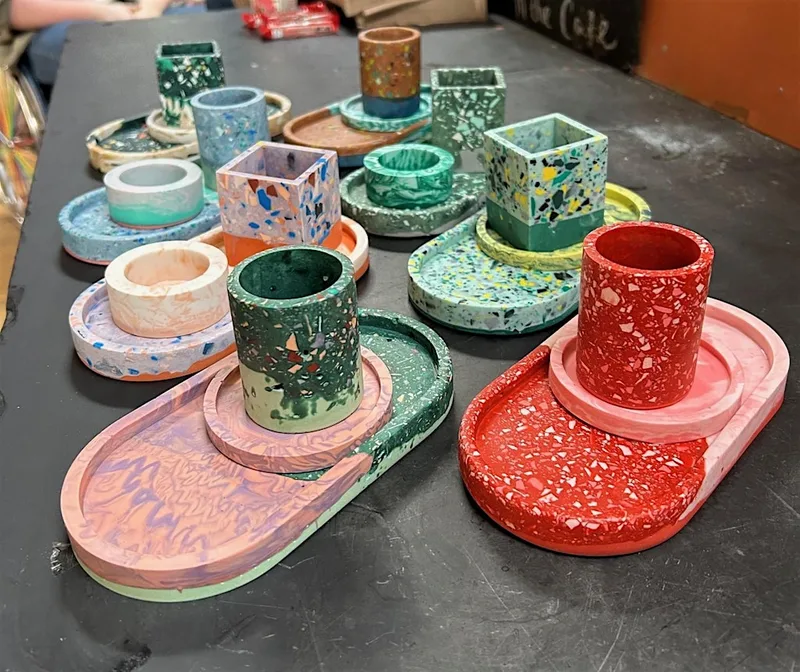 The Jesmonite Oval Tray Workshop in Hull + Drink & Breakfast by Objectify