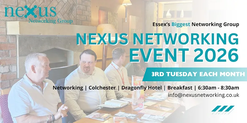 Business Networking - Colchester - Breakfast - Dragonfly Hotel