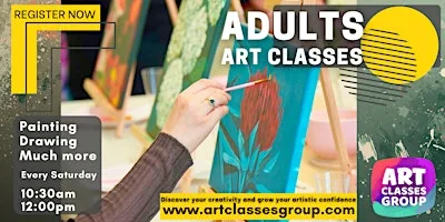Adult Art Classes – Painting & Drawing (All Levels) | Saturdays