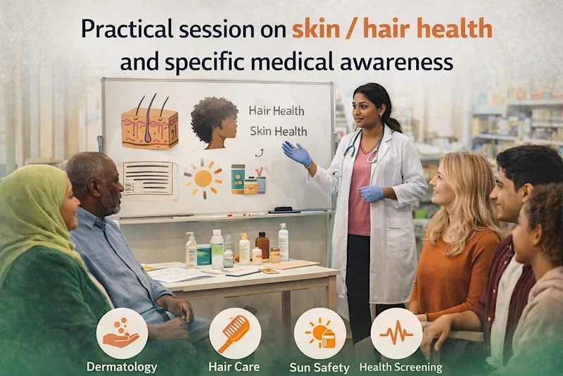 Unique Health Needs: Practical session on skin/hair and Helath