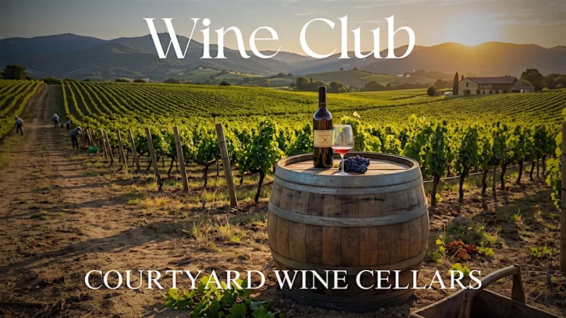 Monthly Wine Club at Courtyard Wine Cellars