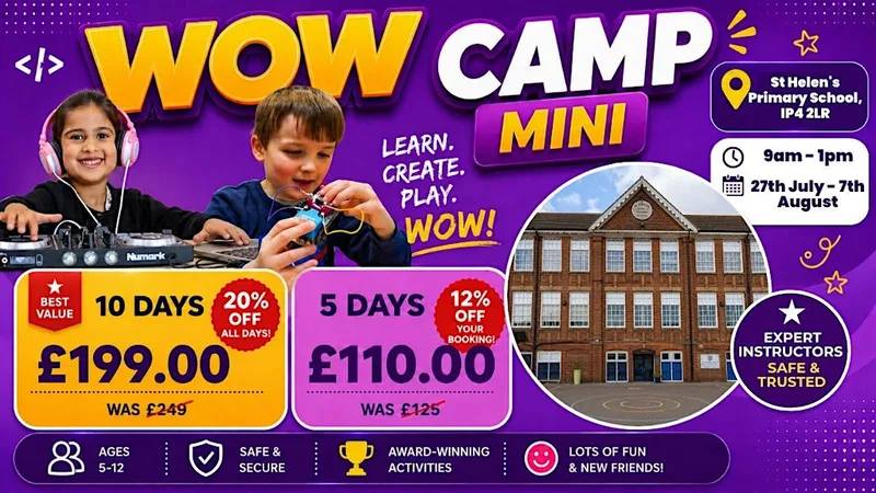 St Helen's Primary School Summer WOW Camp (3rd - 7th August)