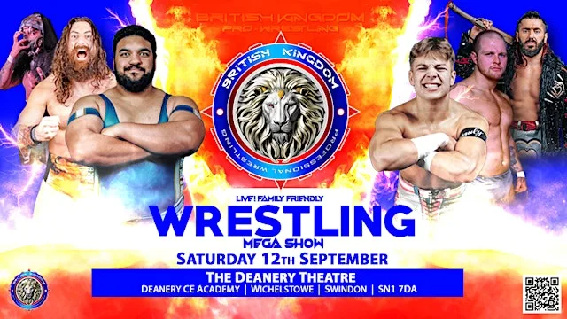Wrestling Spectacular Swindon Saturday 12th September 2026