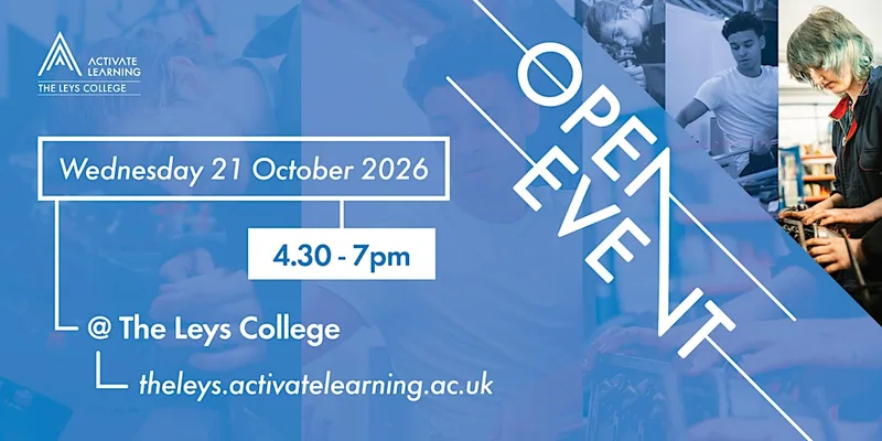 The Leys College Campus October Open Event