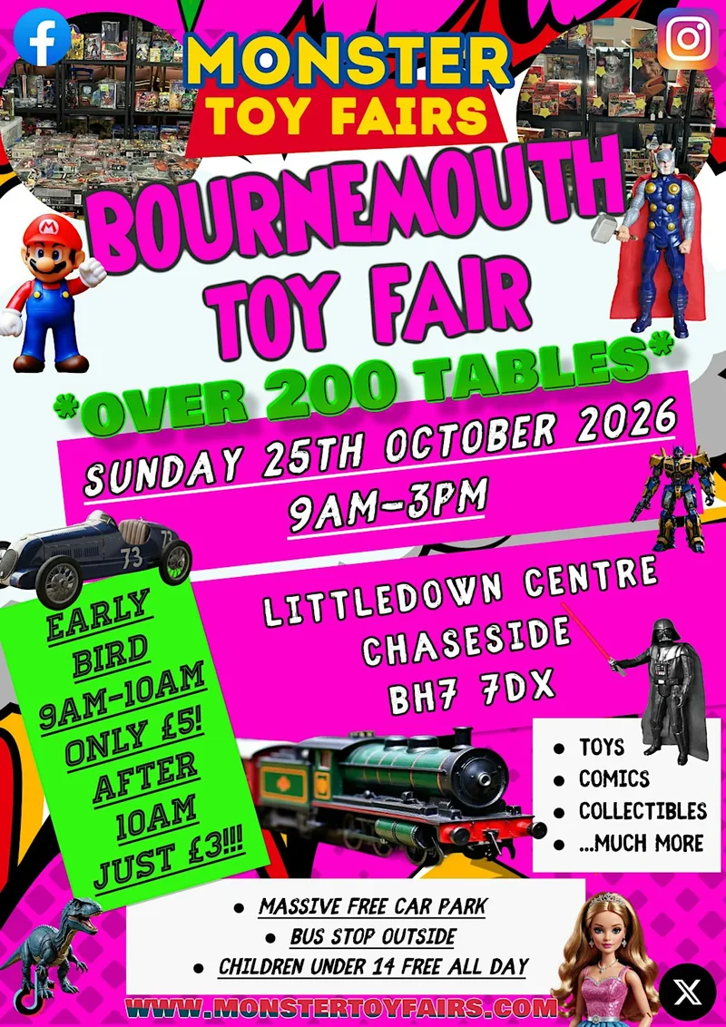 Bournemouth Toy Fair - The Biggest on the South Coast - over 200 tables